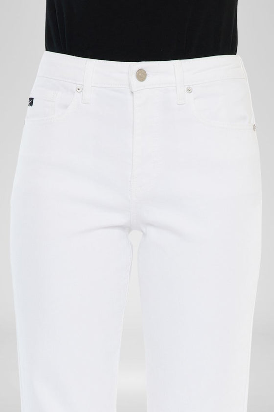 Zahra High Rise Cropped Straight Leg Jeans - Official Kancan USA