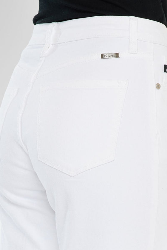 Zahra High Rise Cropped Straight Leg Jeans - Official Kancan USA