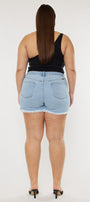 Imogen High Rise Mom Shorts (Plus Size) - Official Kancan USA