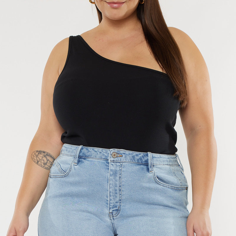 Imogen High Rise Mom Shorts (Plus Size) - Official Kancan USA