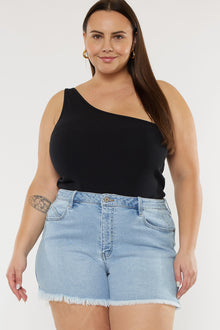  Imogen High Rise Mom Shorts (Plus Size) - Official Kancan USA