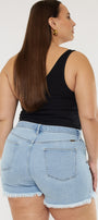 Imogen High Rise Mom Shorts (Plus Size) - Official Kancan USA