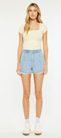 Jiana High Rise Paperbag Shorts - Official Kancan USA