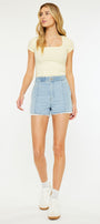 Jiana High Rise Paperbag Shorts - Official Kancan USA