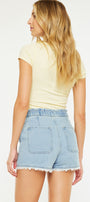 Jiana High Rise Paperbag Shorts - Official Kancan USA