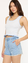 Jiana High Rise Paperbag Shorts - Official Kancan USA