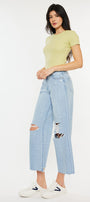 Mariyah Ultra High Rise Cropped  Wide Leg Jeans - Official Kancan USA