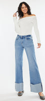 Emma Mid Rise Wide Leg Jeans - Official Kancan USA