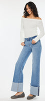 Emma Mid Rise Wide Leg Jeans - Official Kancan USA
