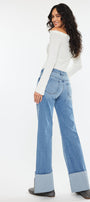 Emma Mid Rise Wide Leg Jeans - Official Kancan USA