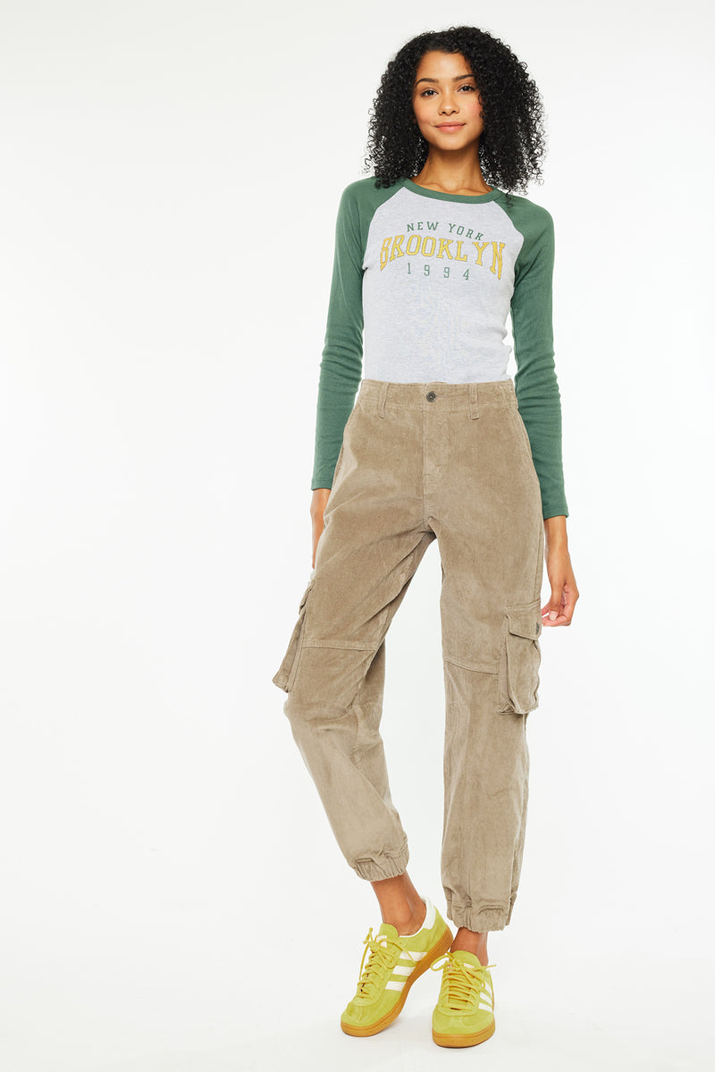 Millie High Rise Cargo Joggers - Official Kancan USA