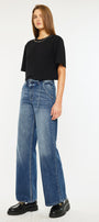 Leah Ultra High Rise Wide Leg Jeans - Official Kancan USA
