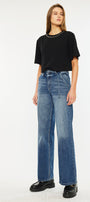 Leah Ultra High Rise Wide Leg Jeans - Official Kancan USA