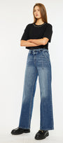 Leah Ultra High Rise Wide Leg Jeans - Official Kancan USA