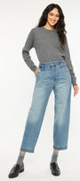 Devina Ultra High Rise Tapered Leg Jeans - Official Kancan USA