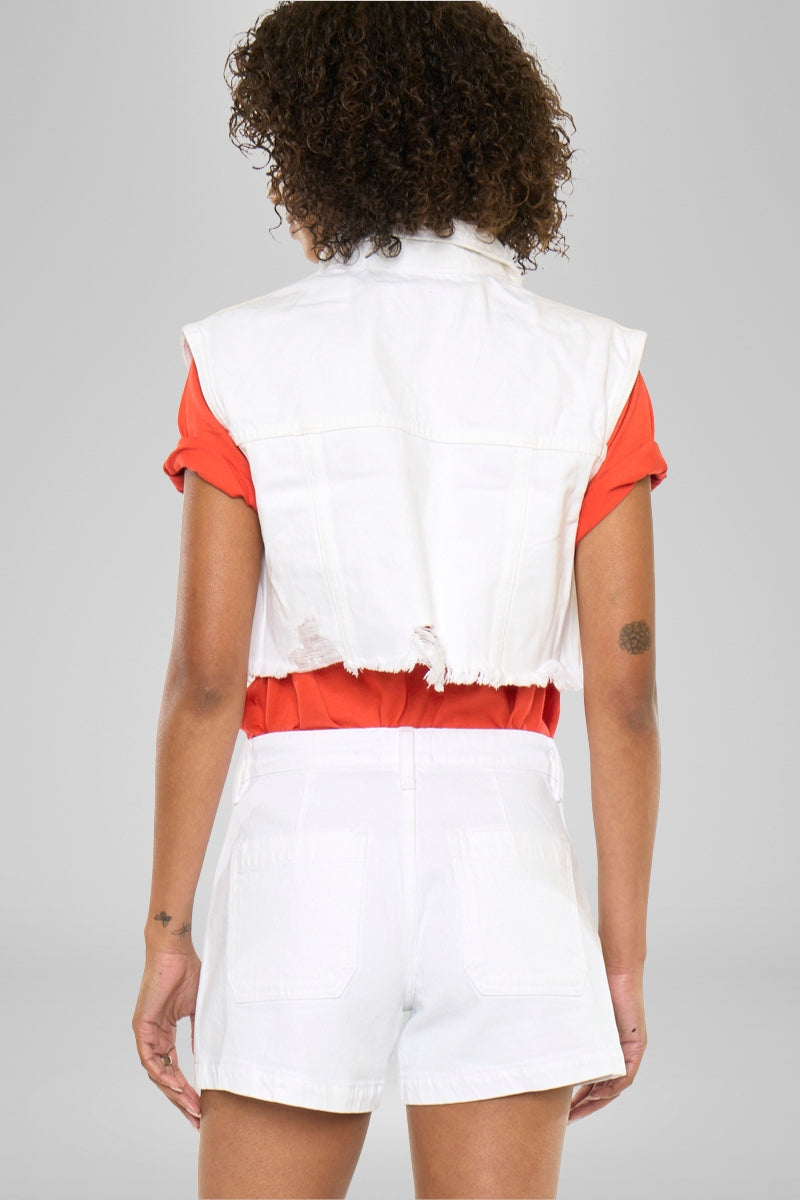 Kancan Jen Trouser Shorts – High Rise Stretch Fit – Kancan USA
