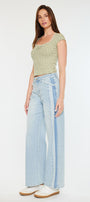 Mona High Rise Wide Leg Jeans - Official Kancan USA