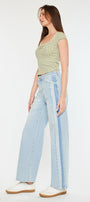 Mona High Rise Wide Leg Jeans - Official Kancan USA