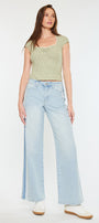 Mona High Rise Wide Leg Jeans - Official Kancan USA