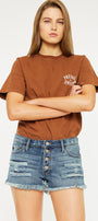 Presley Mid Rise Boyfriend Shorts - Official Kancan USA