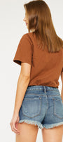 Presley Mid Rise Boyfriend Shorts - Official Kancan USA