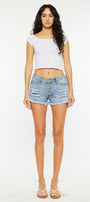 Presley Mid Rise Boyfriend Shorts - Official Kancan USA