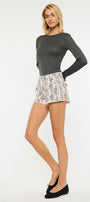 Python High Rise Printed Shorts - Official Kancan USA
