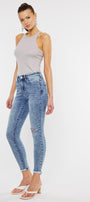 Kara High Rise Ankle Skinny Jeans - Official Kancan USA