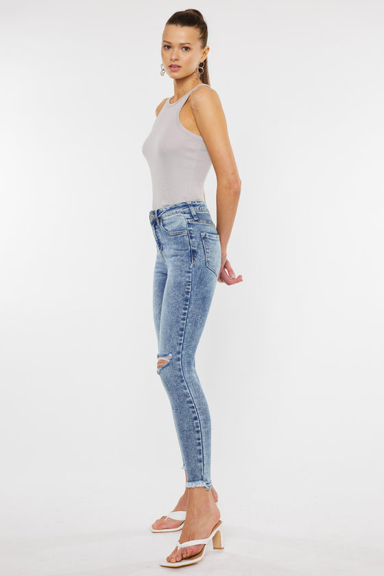 Kara High Rise Ankle Skinny Jeans - Official Kancan USA