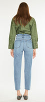 Blossom Ultra High Rise Belted Mom Jeans - Official Kancan USA