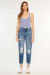 Kerrigan Ultra High Rise Mom Jeans - Official Kancan USA