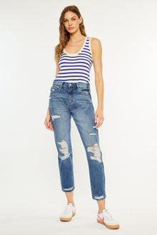  Kerrigan Ultra High Rise Mom Jeans - Official Kancan USA