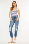 Kerrigan Ultra High Rise Mom Jeans - Official Kancan USA