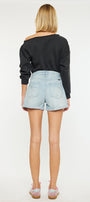 Daisy High Rise Mom Shorts - Official Kancan USA