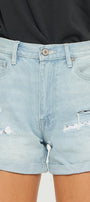 Daisy High Rise Mom Shorts - Official Kancan USA