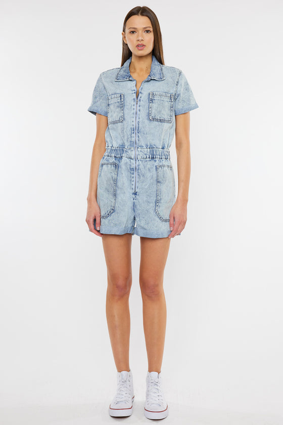 Victoria Short Sleeve Romper - Official Kancan USA