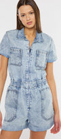 Victoria Short Sleeve Romper - Official Kancan USA