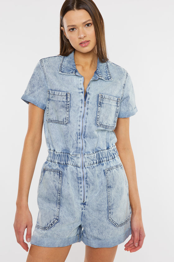 Victoria Short Sleeve Romper - Official Kancan USA