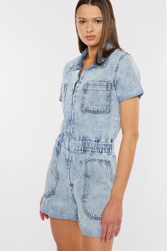 Victoria Short Sleeve Romper - Official Kancan USA