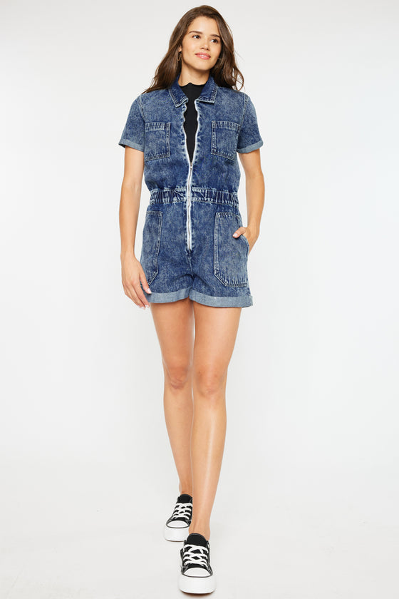 Victoria Short Sleeve Romper - Official Kancan USA