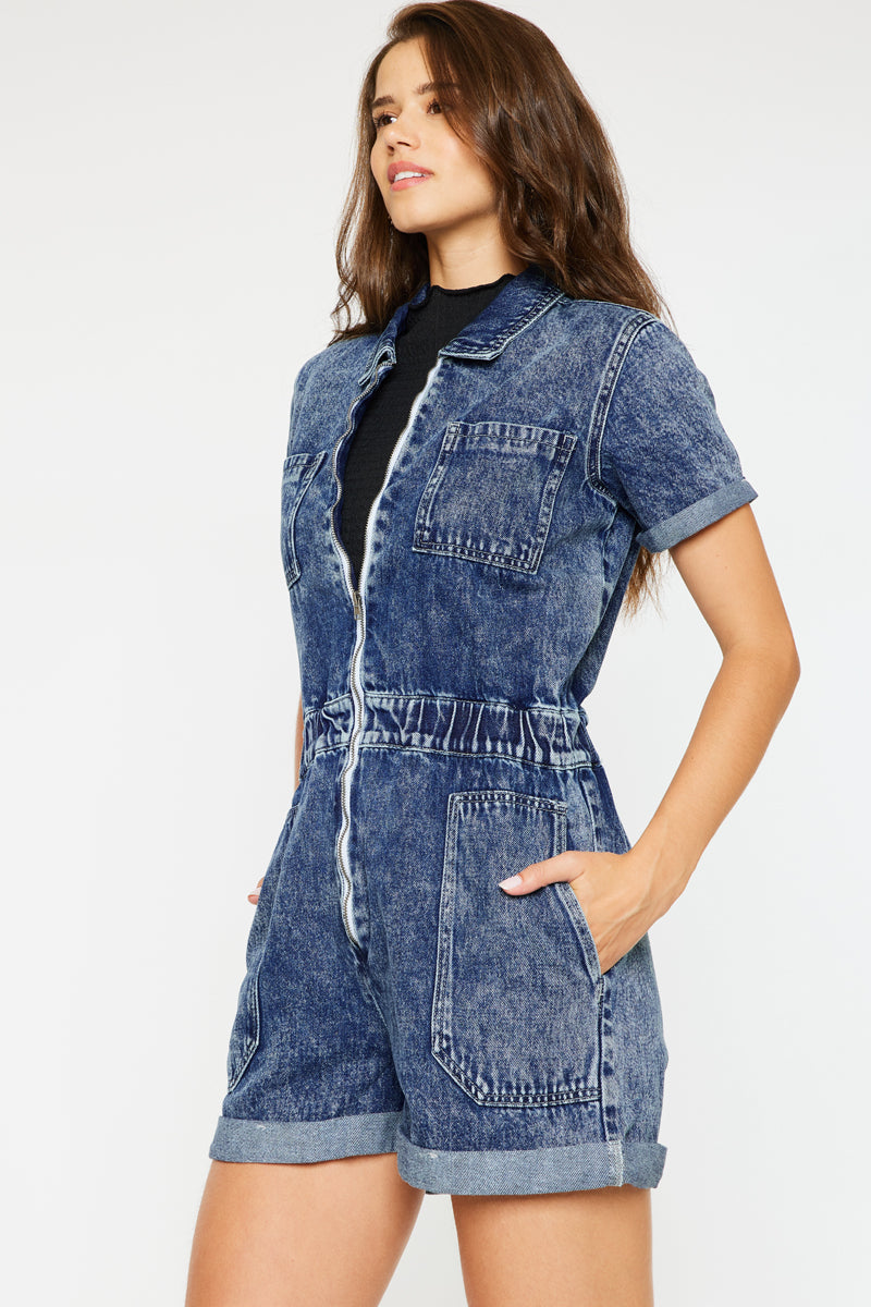 Victoria Short Sleeve Romper - Official Kancan USA