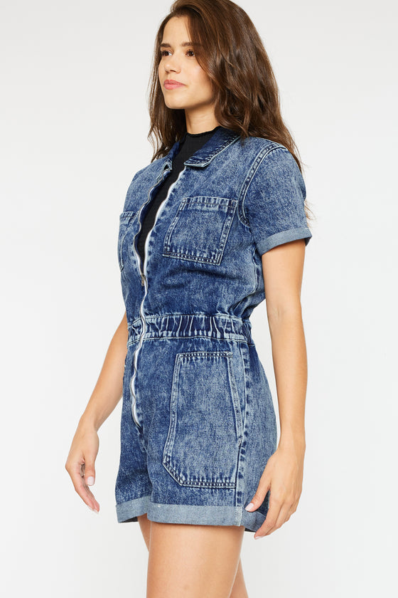 Victoria Short Sleeve Romper - Official Kancan USA