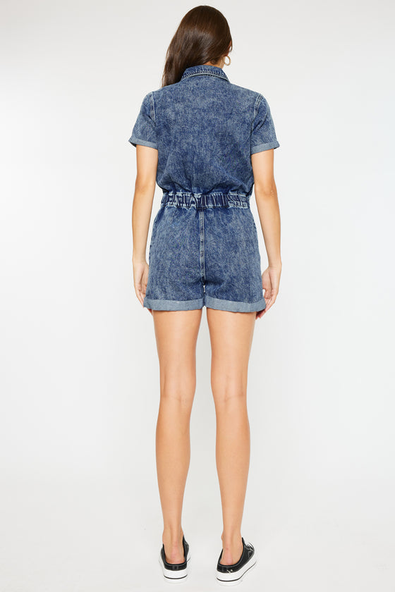 Victoria Short Sleeve Romper - Official Kancan USA