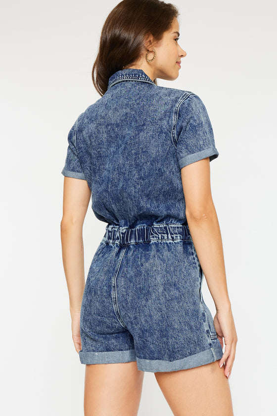 Victoria Short Sleeve Romper - Official Kancan USA