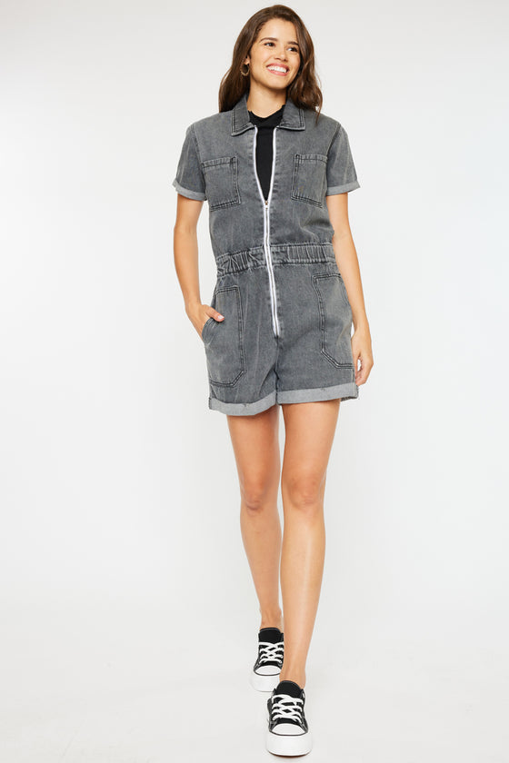 Victoria Short Sleeve Romper - Official Kancan USA