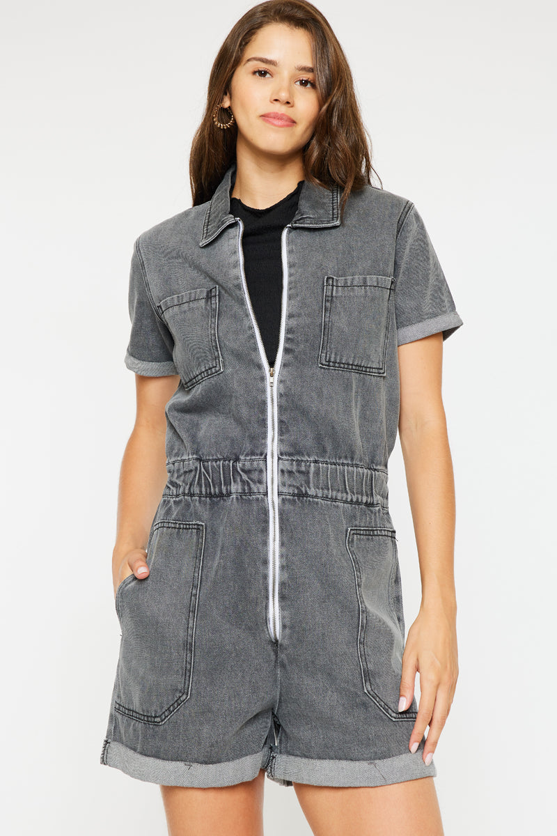 Victoria Short Sleeve Romper - Official Kancan USA