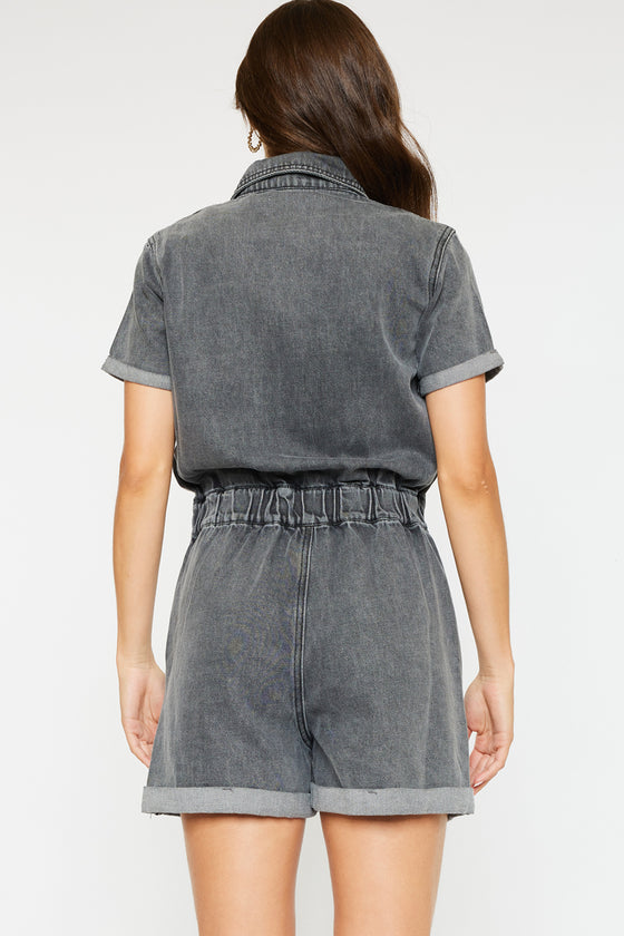 Victoria Short Sleeve Romper - Official Kancan USA