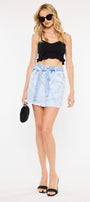 Bristol Mid Rise Belted Mini Skirt - Official Kancan USA