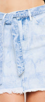 Bristol Mid Rise Belted Mini Skirt - Official Kancan USA