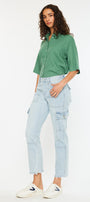 Felicity High Rise Slim Straight Leg Cargo Pants - Official Kancan USA